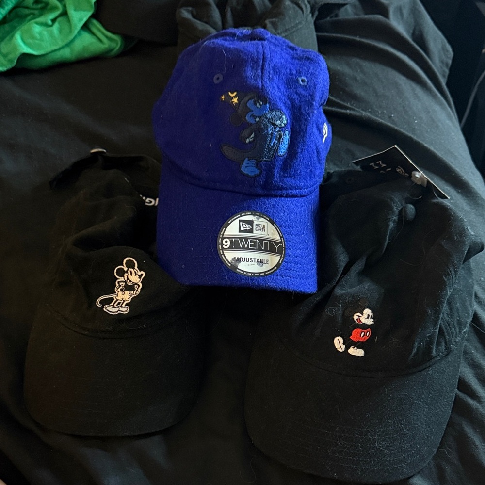 Mickey Mouse baseball caps